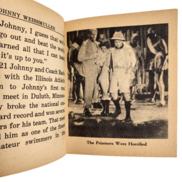 The Story of Johnny Weissmuller The TARZAN of Screen 1934 BIG LITTLE BOOK #778 - Picture 6 of 9